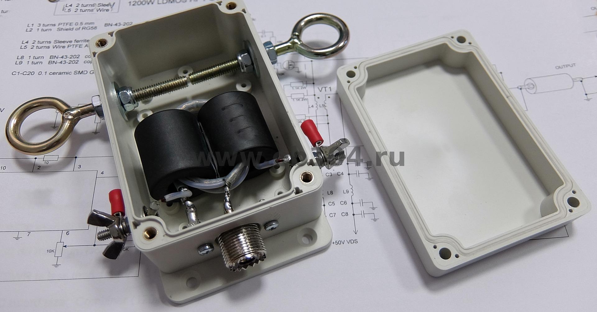 Amplificateur HF à transistors / Filtres de bande / Balun / Transformateur d'impédance : eb104.ru ZWIxMDQucnU=!DSCF0886